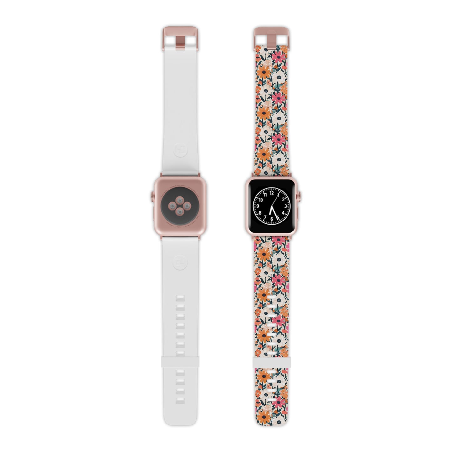 Floral Apple Watch Band – Colorful Flower Print Strap for Women