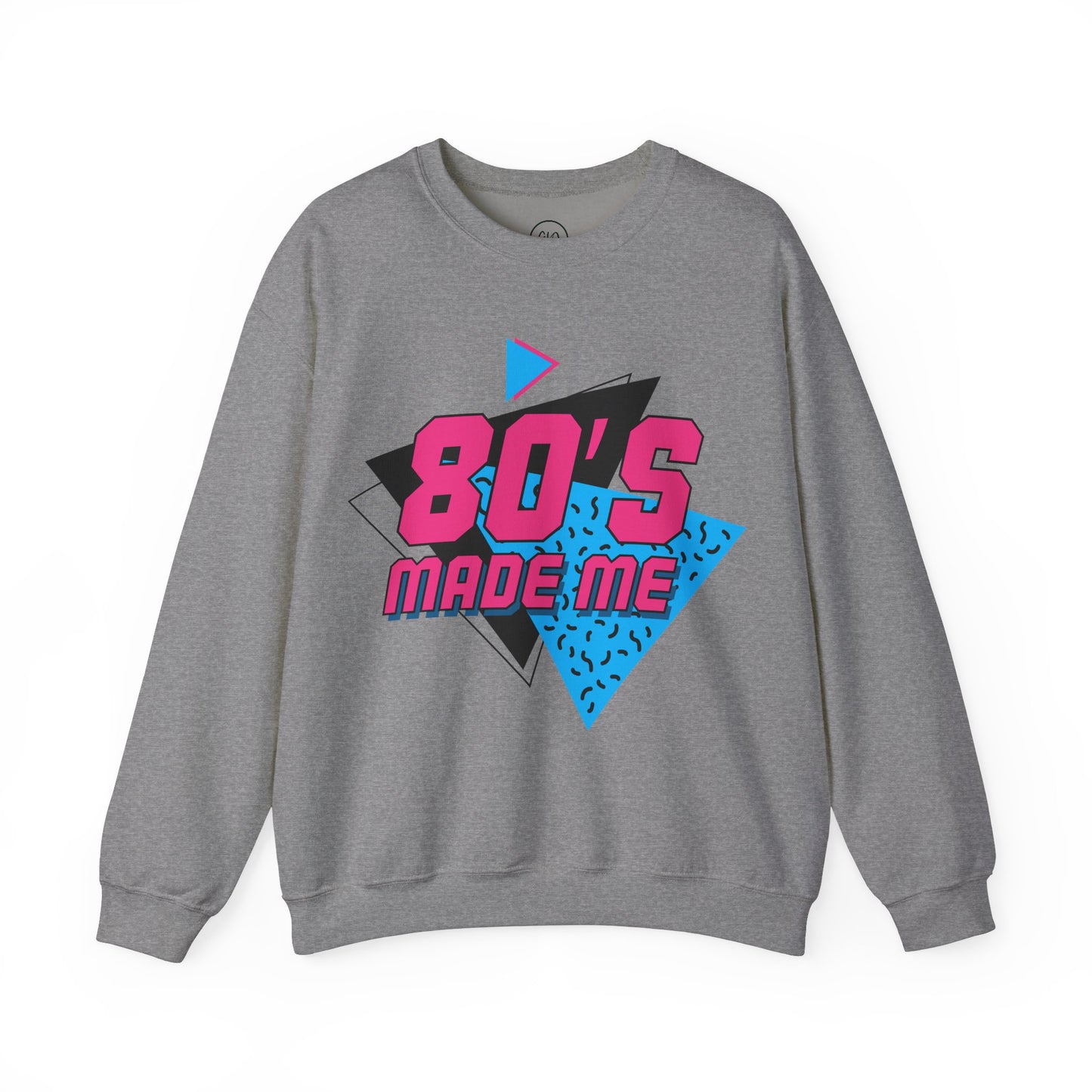 80's Made Me Unisex Heavy Blend™ Crewneck Sweatshirt - Retro Style, Perfect for Nostalgia Lovers