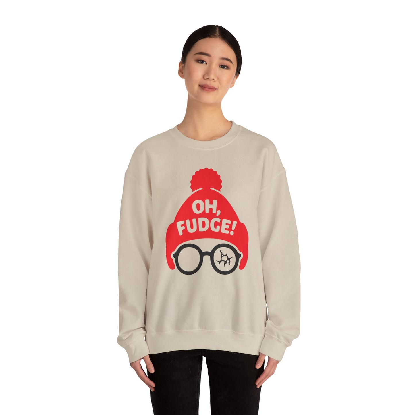 "Oh, Fudge!" Sweatshirt - Comfortable and Stylish Gift for the Holidays