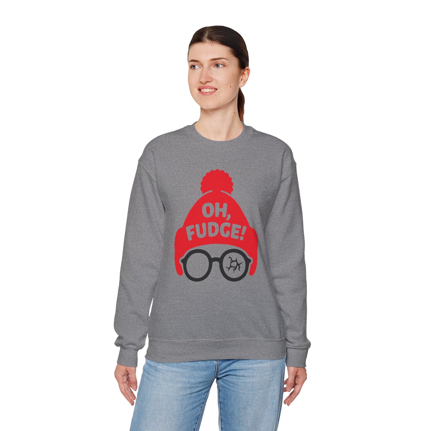 "Oh, Fudge!" Sweatshirt - Comfortable and Stylish Gift for the Holidays