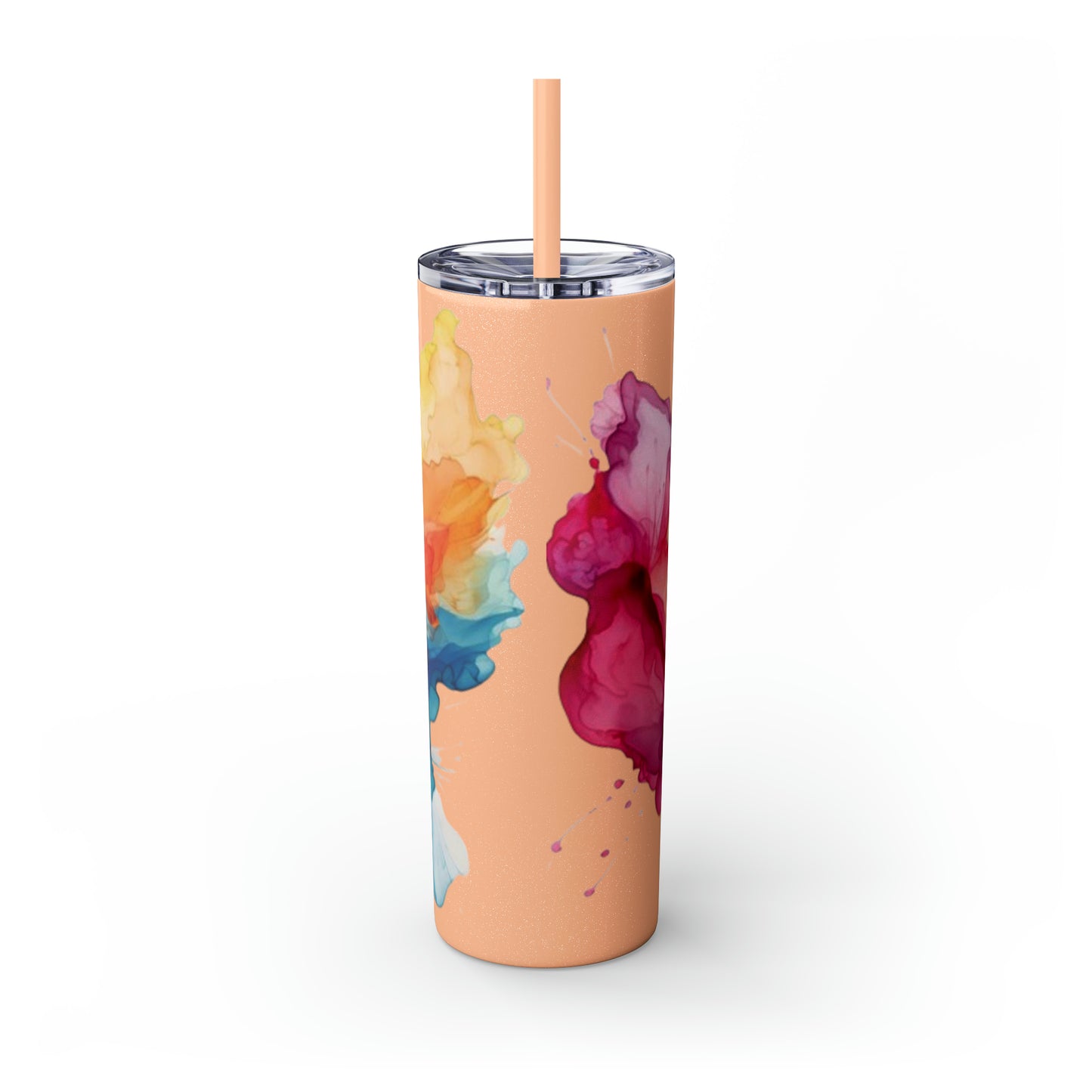 Skinny Tumbler with Straw, 20oz