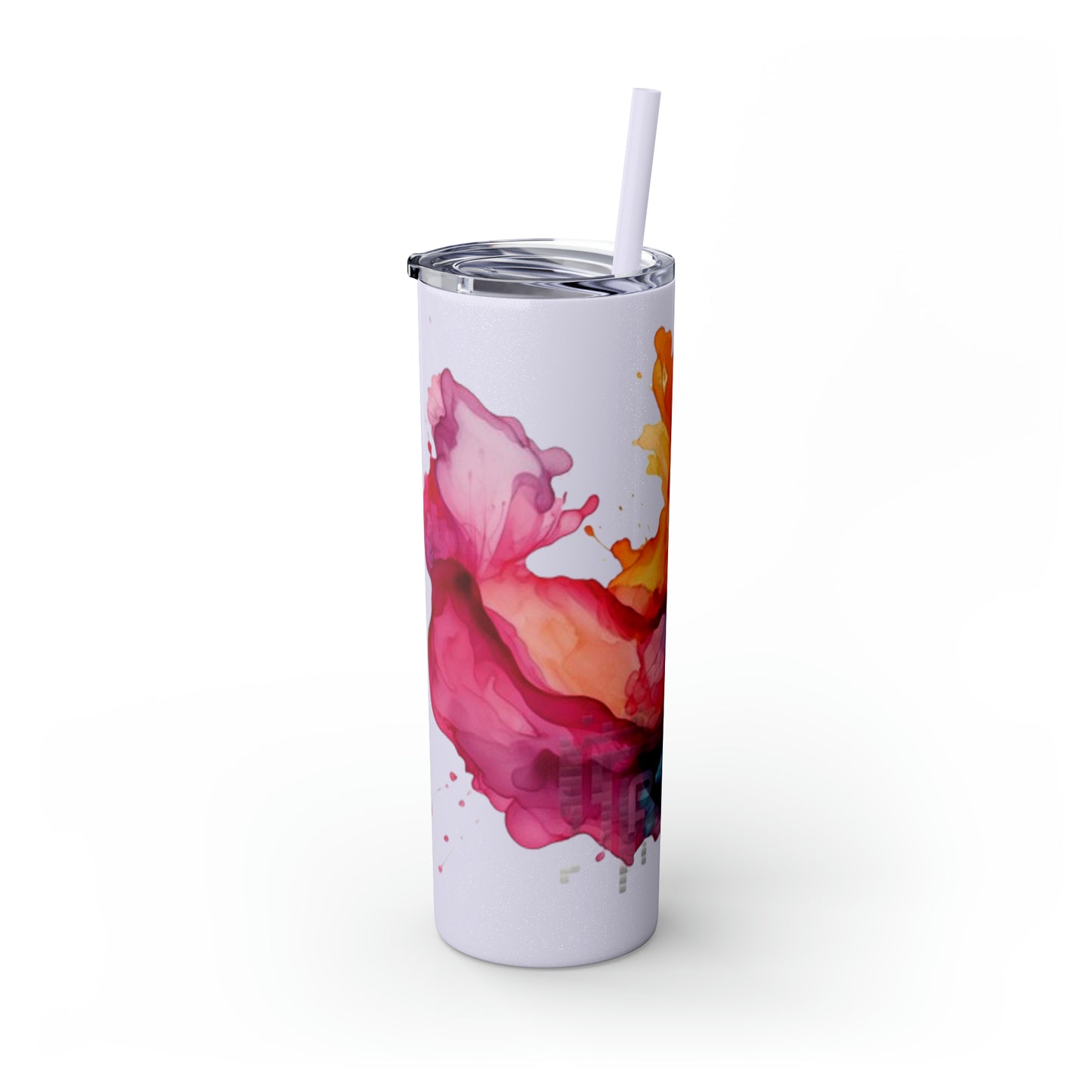 Skinny Tumbler with Straw, 20oz