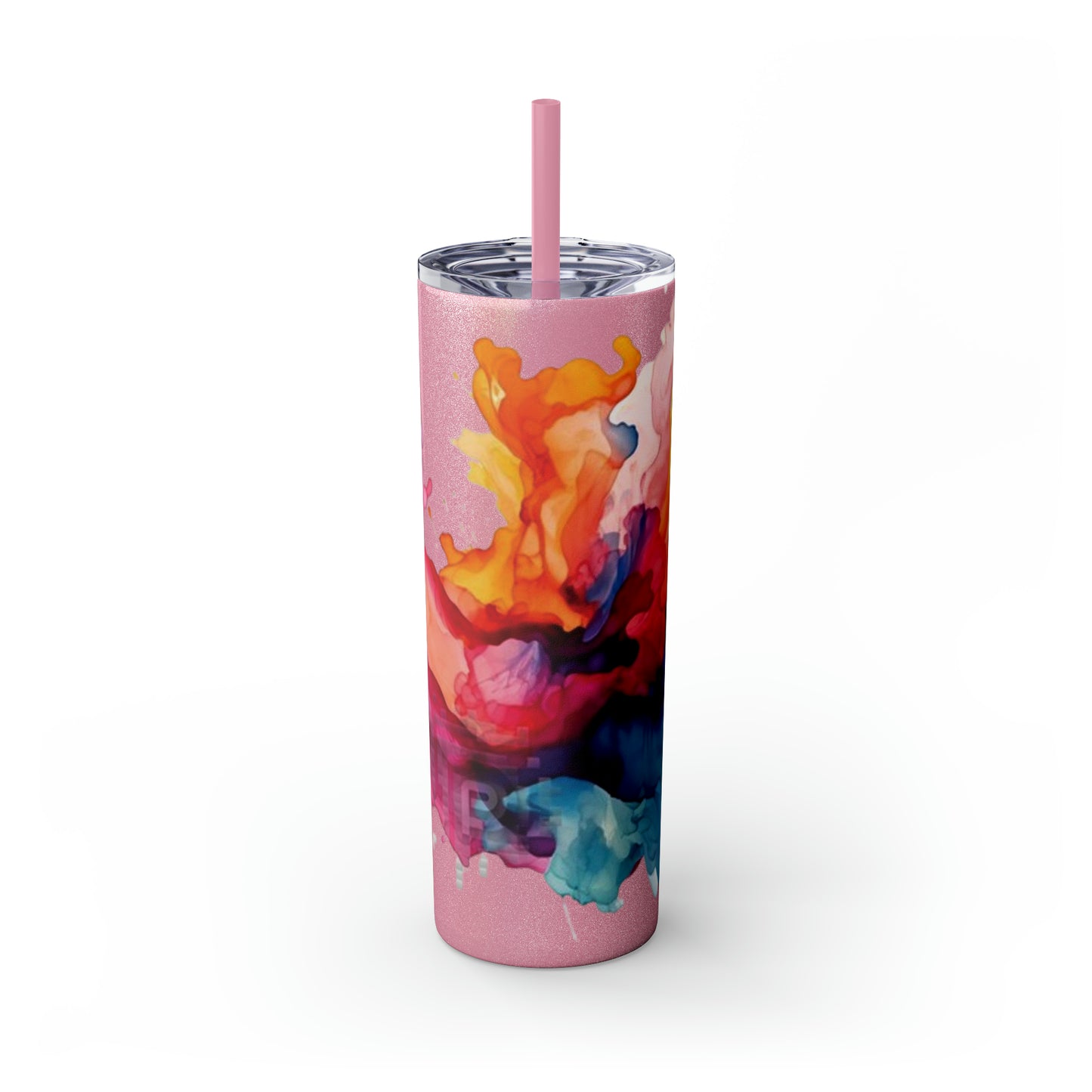 Skinny Tumbler with Straw, 20oz