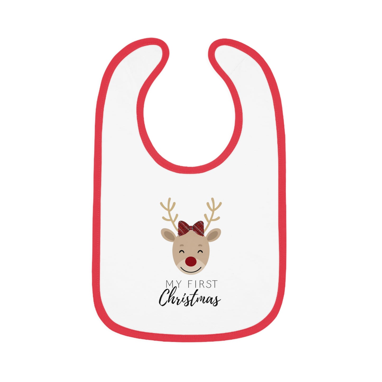 My First Christmas Baby Bib