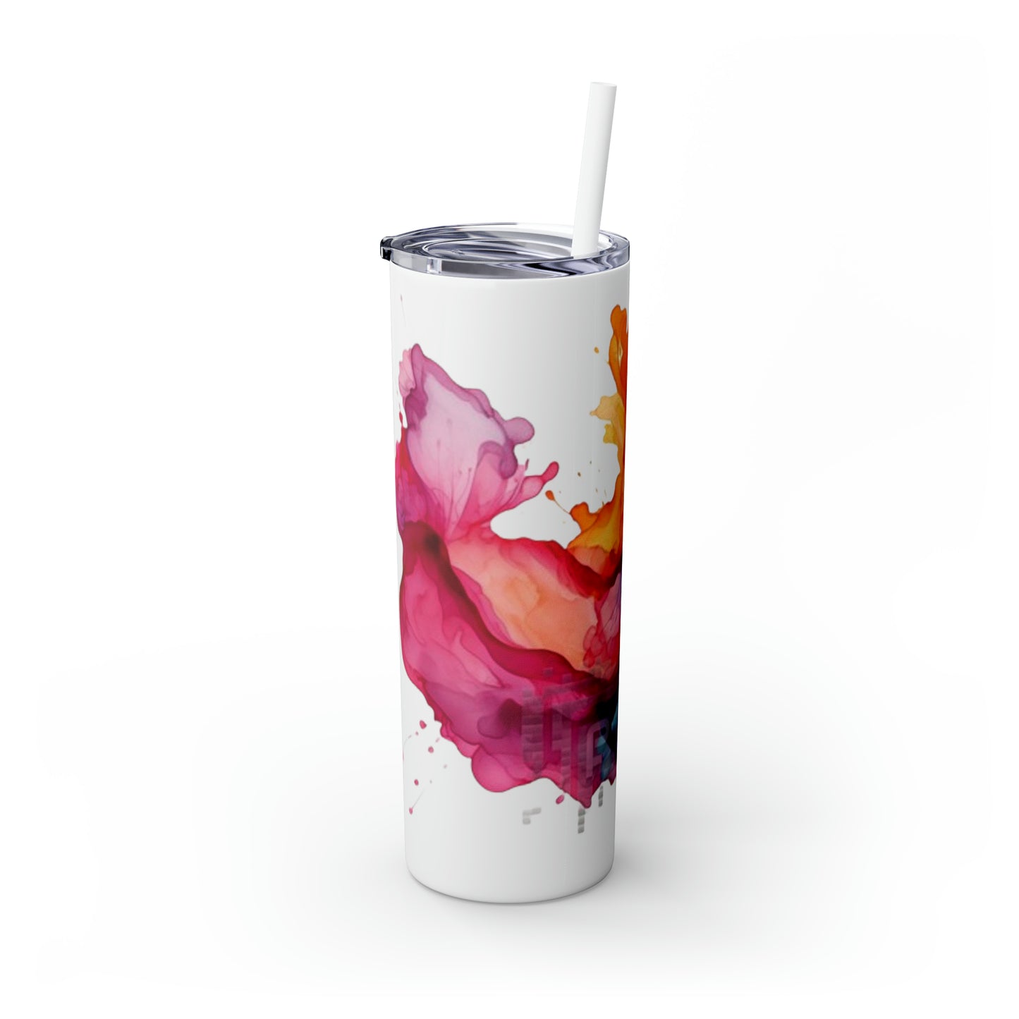 Skinny Tumbler with Straw, 20oz