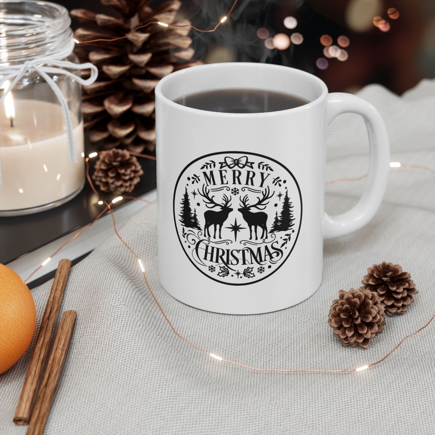 Merry Christmas Ceramic Mug - 11oz & 15oz