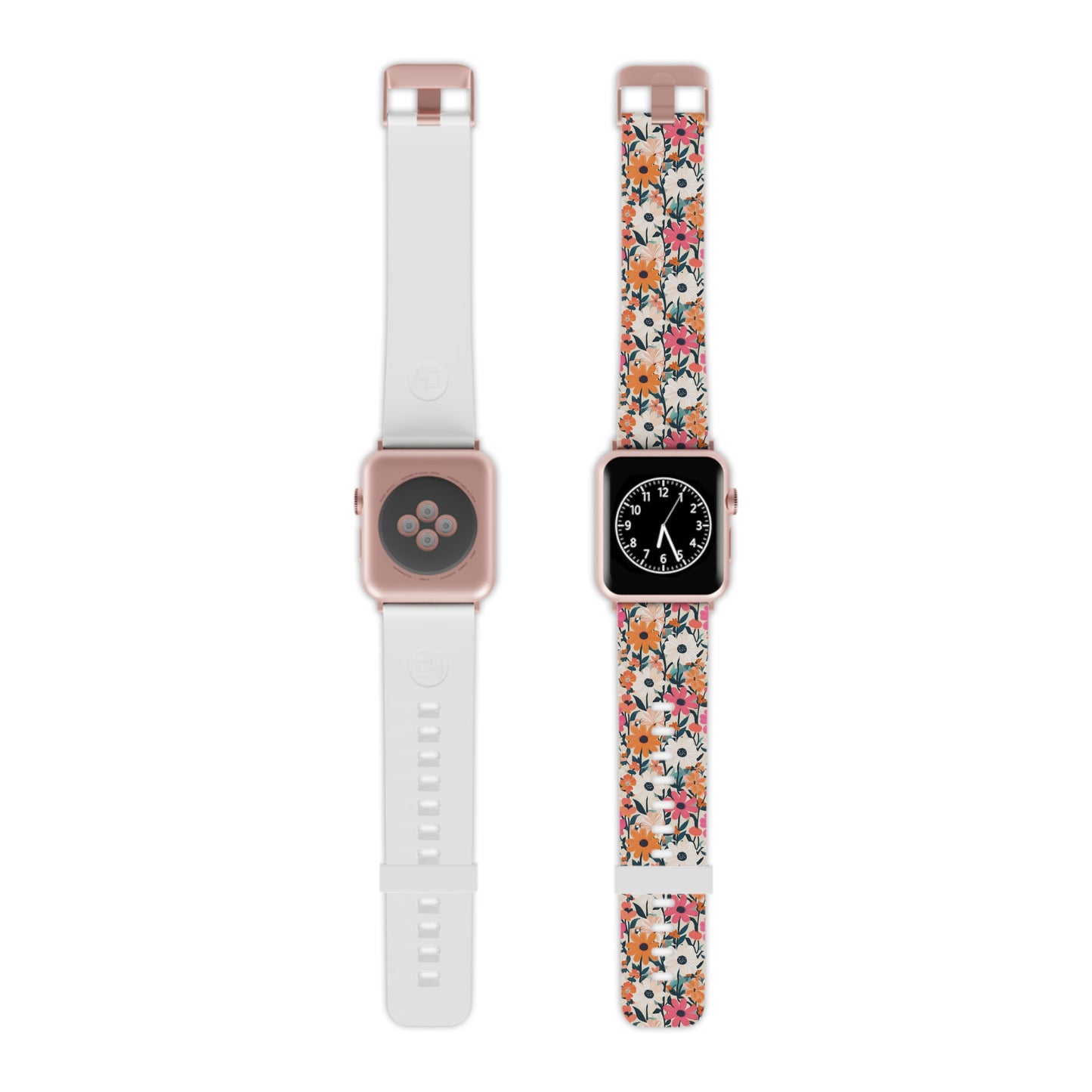 Floral Apple Watch Band – Colorful Flower Print Strap for Women