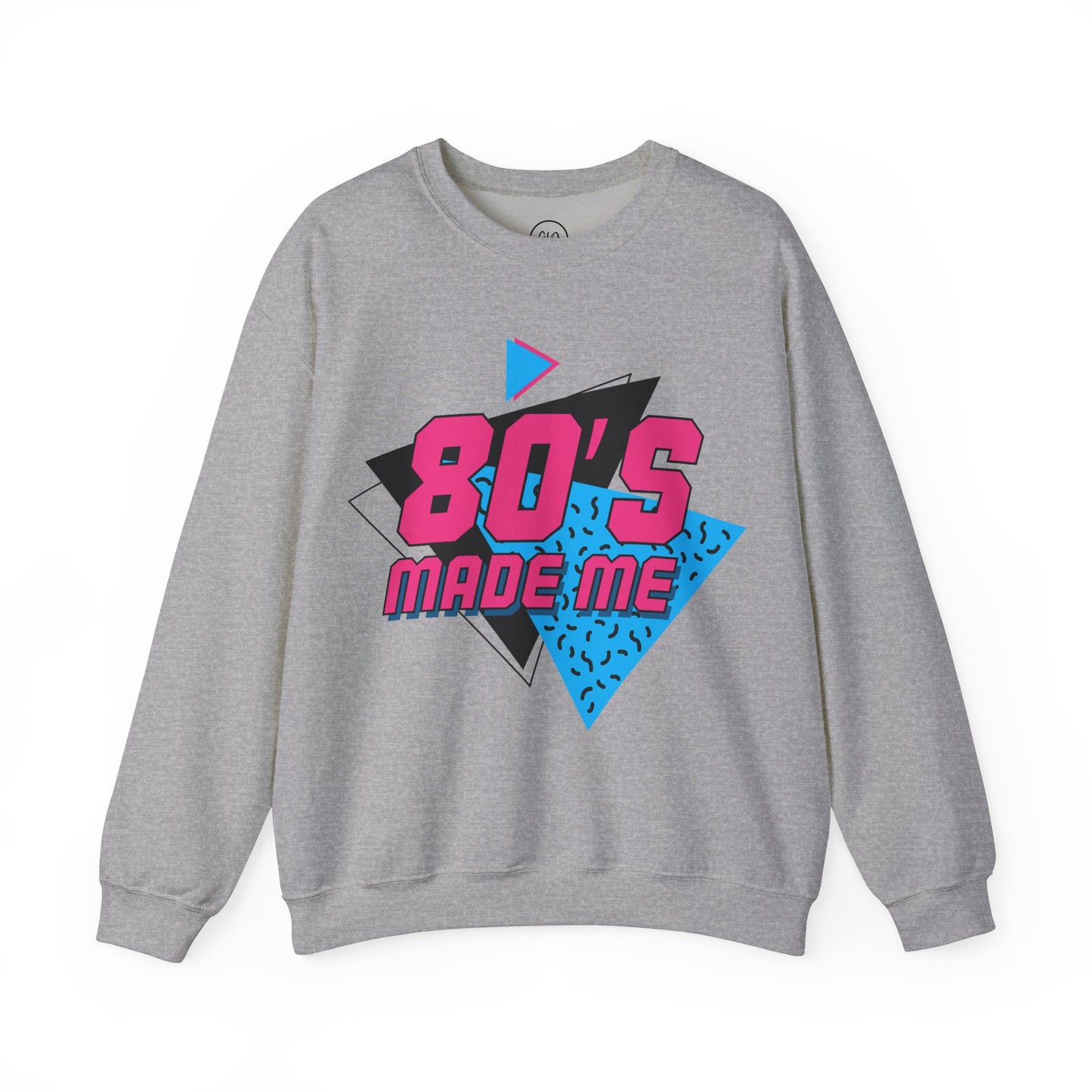 80's Made Me Unisex Heavy Blend™ Crewneck Sweatshirt - Retro Style, Perfect for Nostalgia Lovers