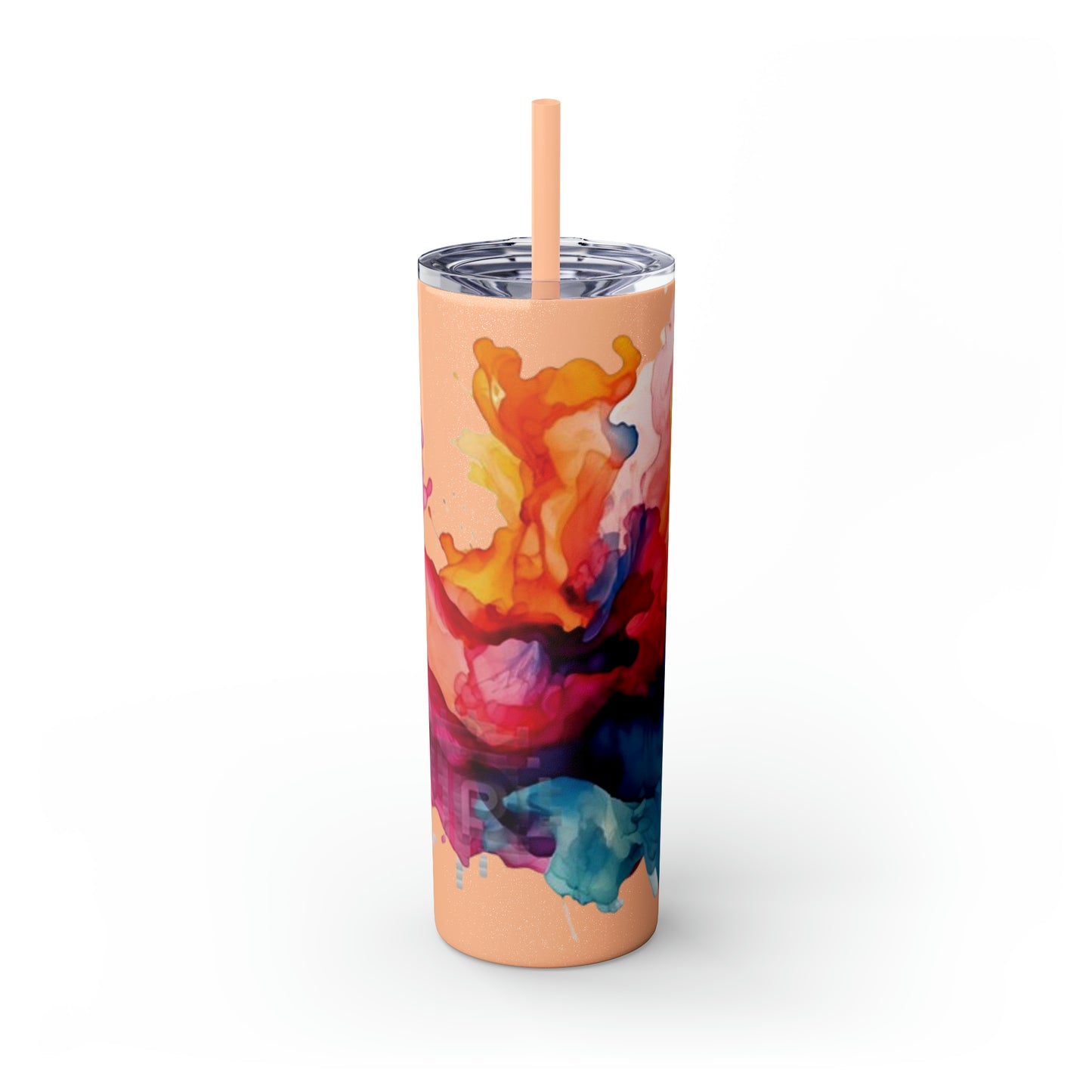 Skinny Tumbler with Straw, 20oz