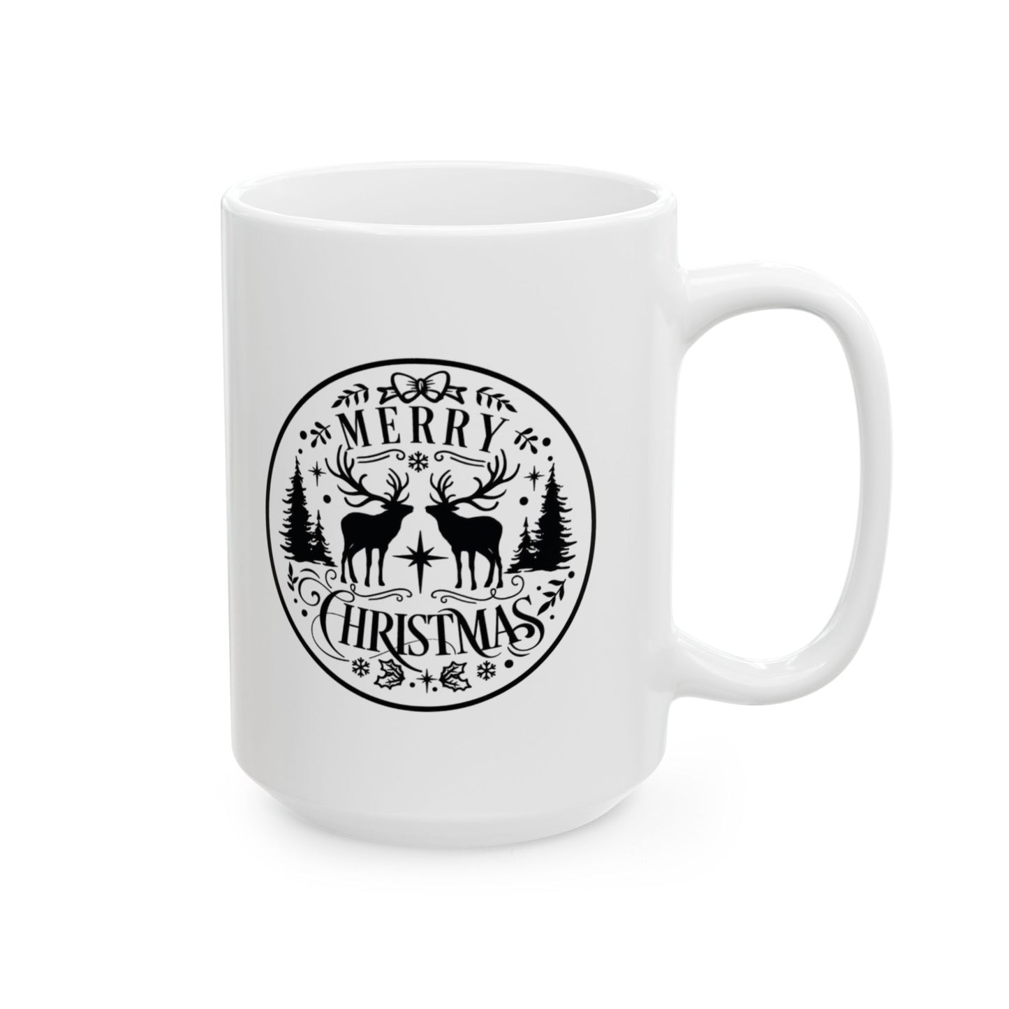 Merry Christmas Ceramic Mug - 11oz & 15oz