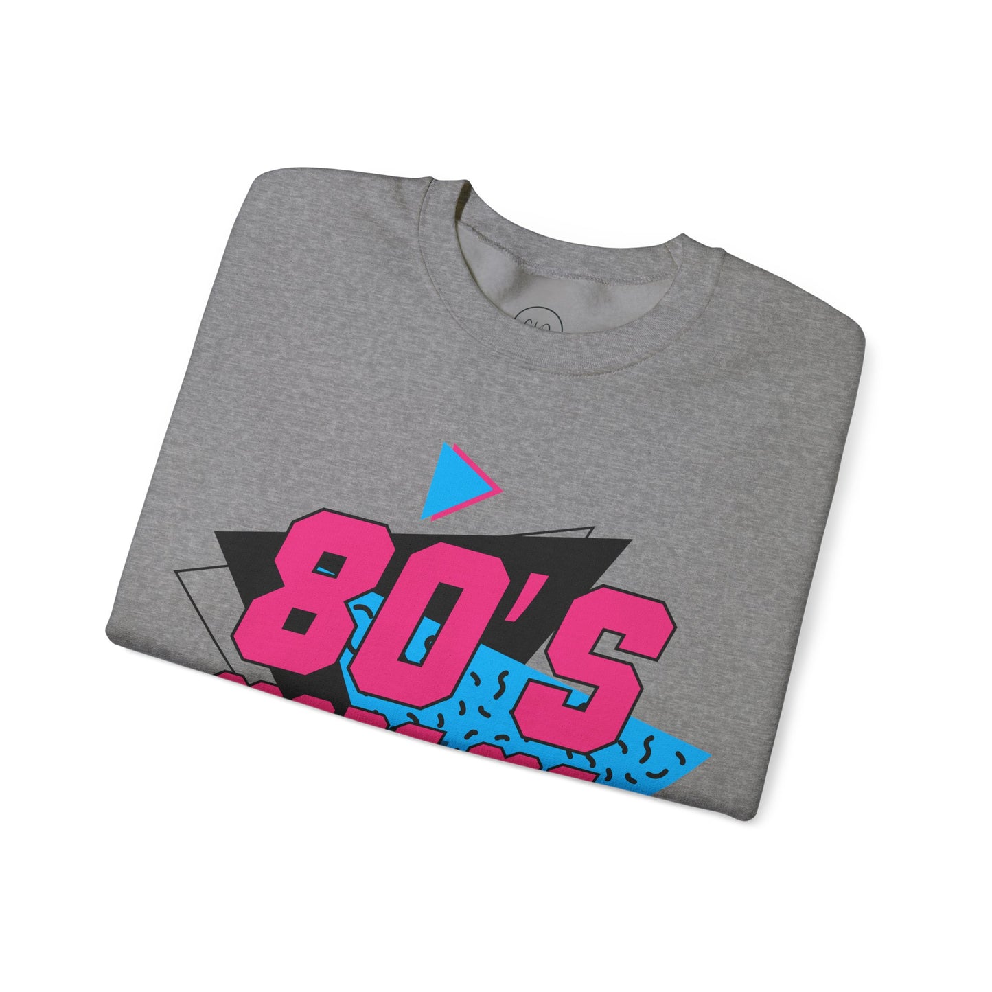 80's Made Me Unisex Heavy Blend™ Crewneck Sweatshirt - Retro Style, Perfect for Nostalgia Lovers