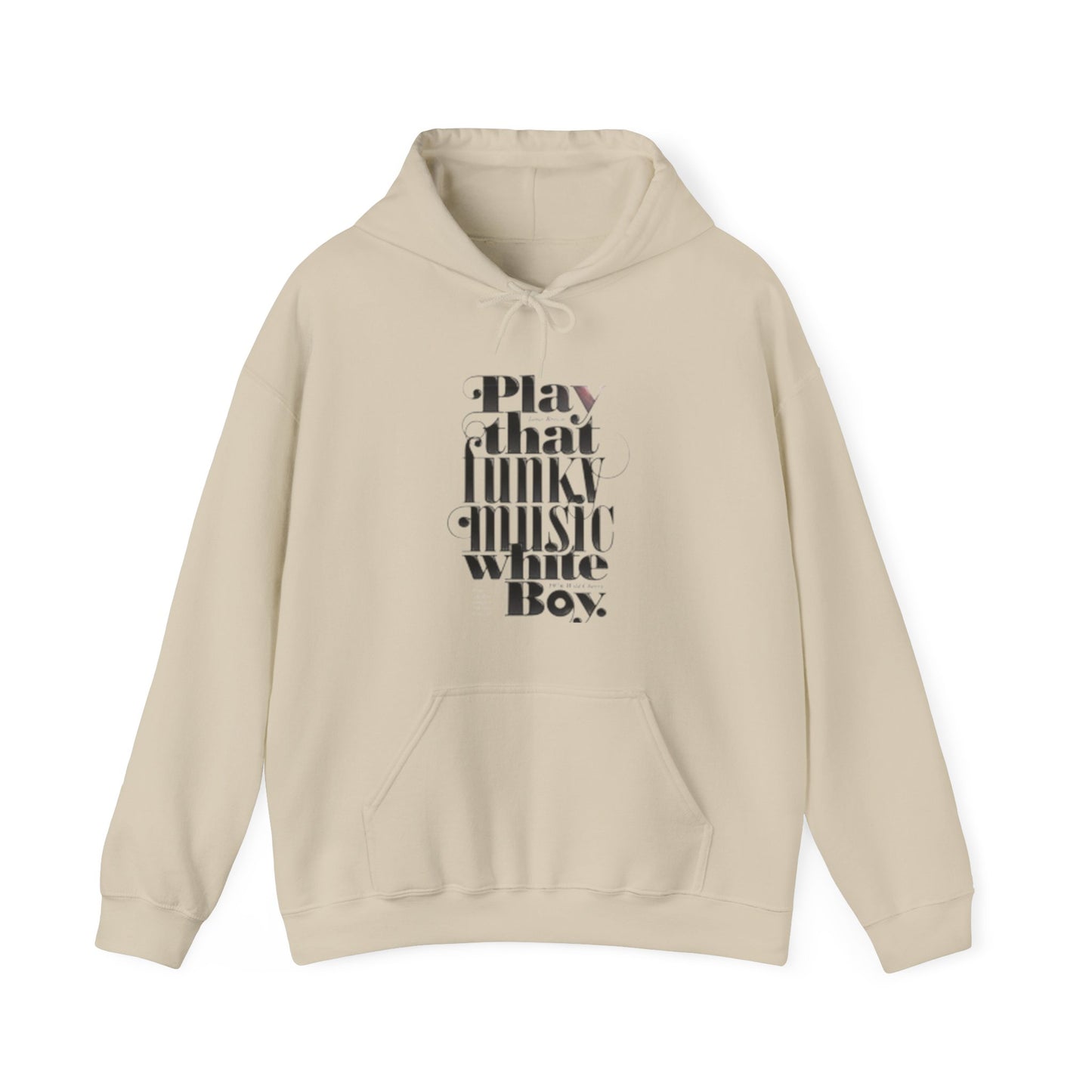 Funky music hooded sweatshirt