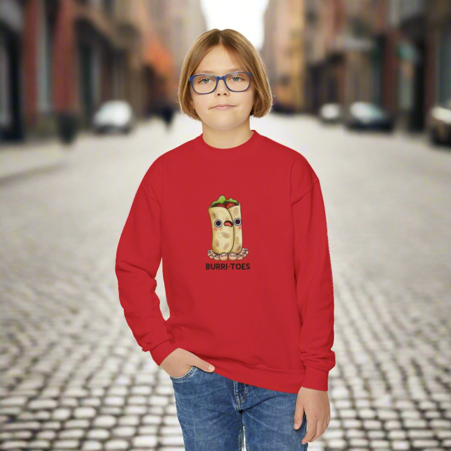 Burri-toes crewneck sweatshirt