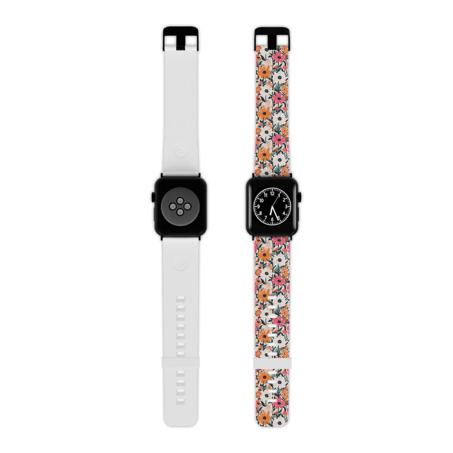 Floral Apple Watch Band – Colorful Flower Print Strap for Women