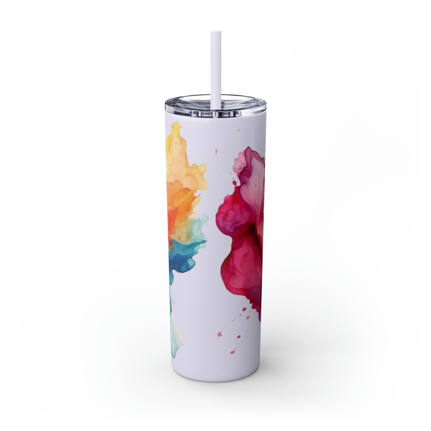 Skinny Tumbler with Straw, 20oz