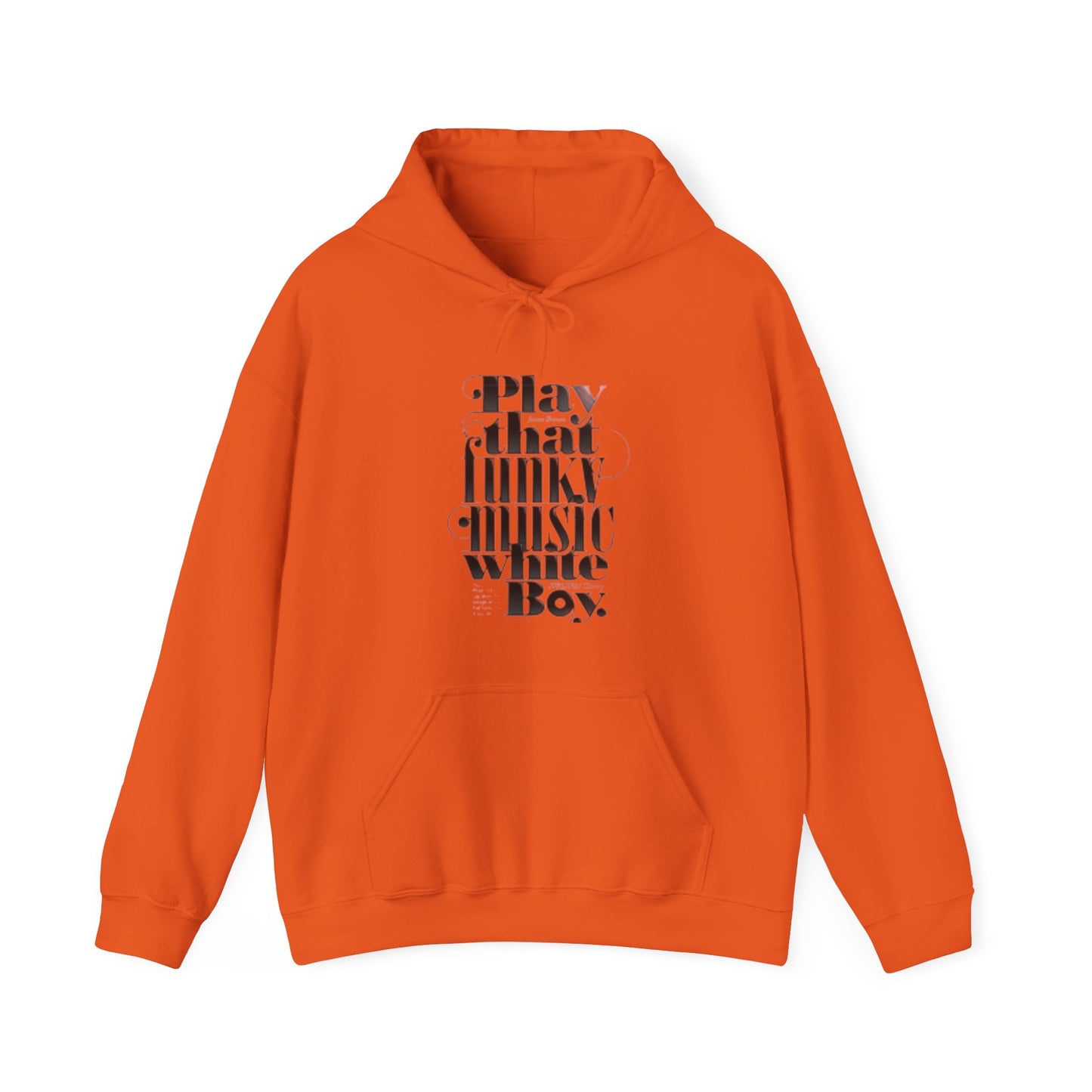 Funky music hooded sweatshirt