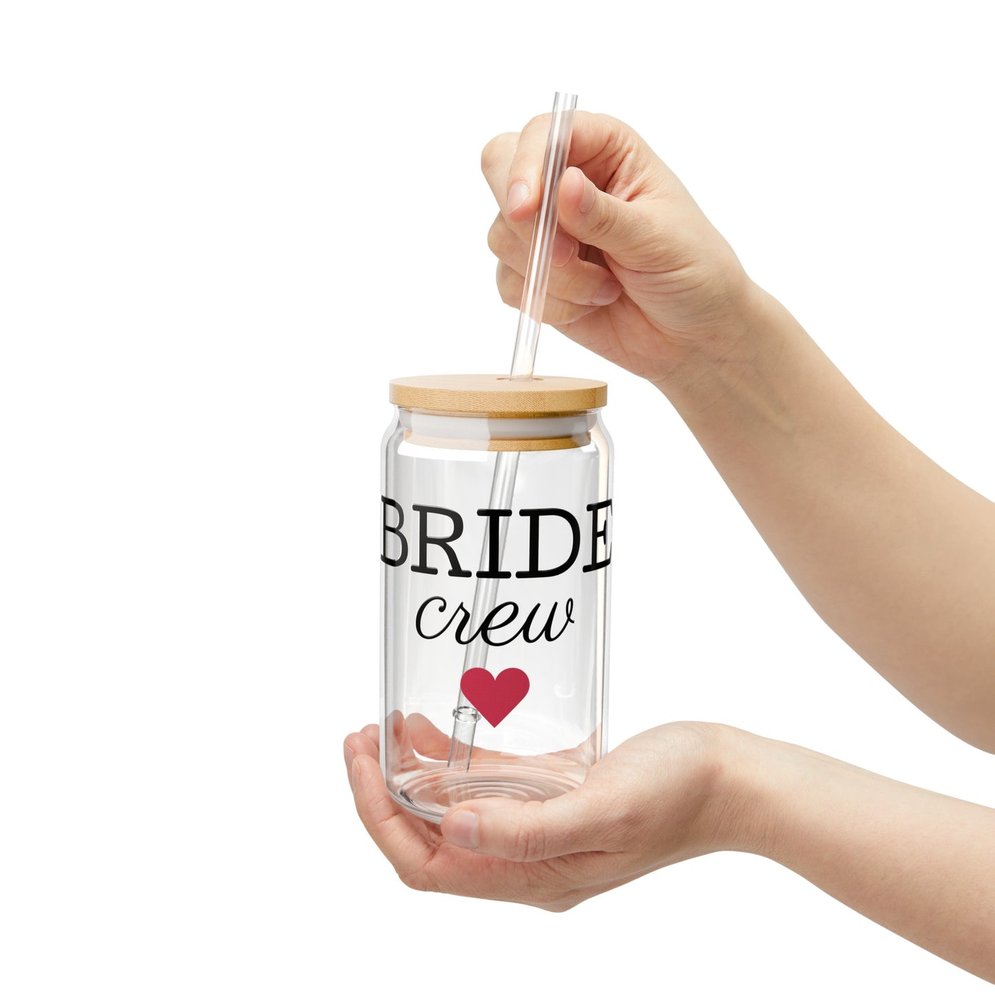 Bride Crew Sipper Glass, 16oz