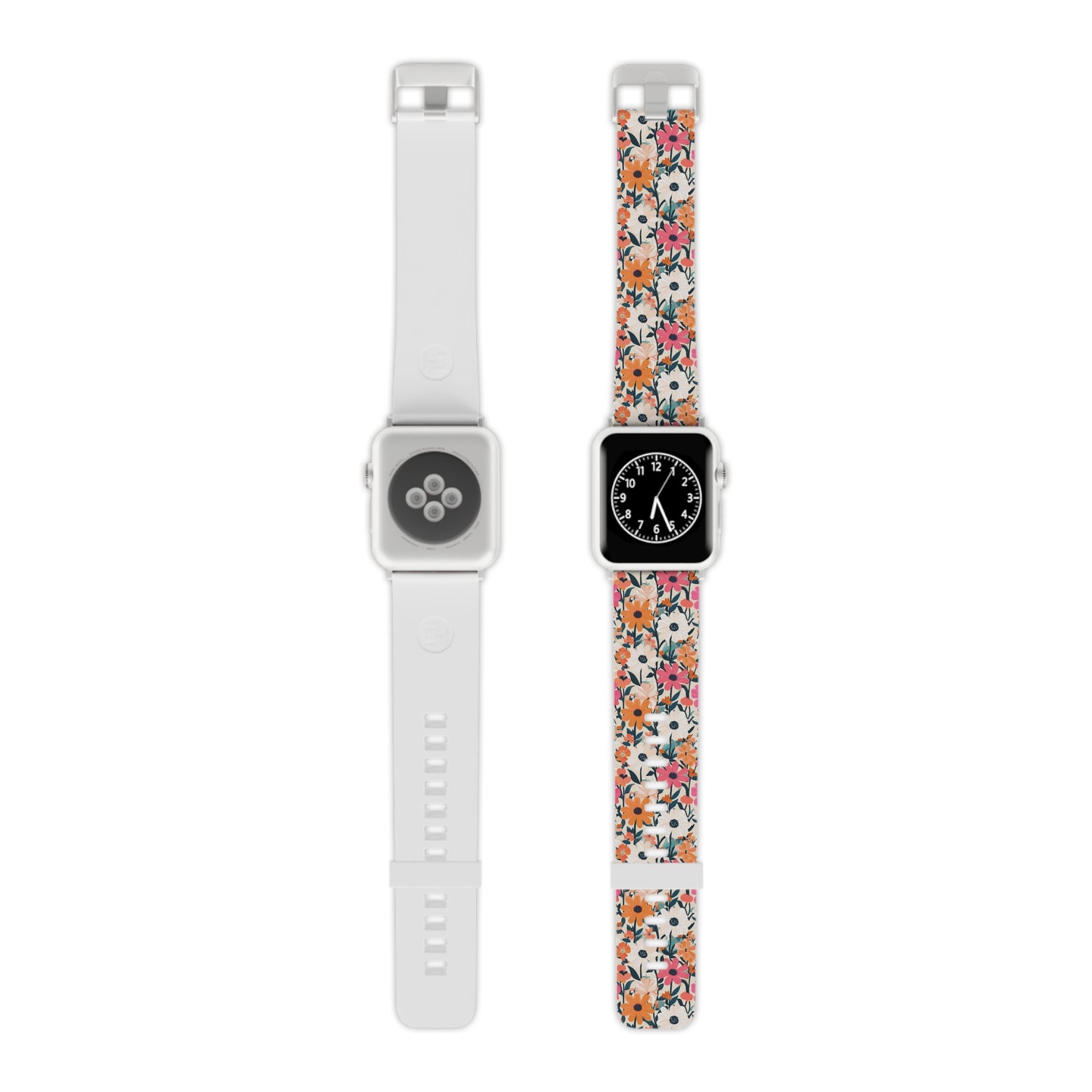 Floral Apple Watch Band – Colorful Flower Print Strap for Women