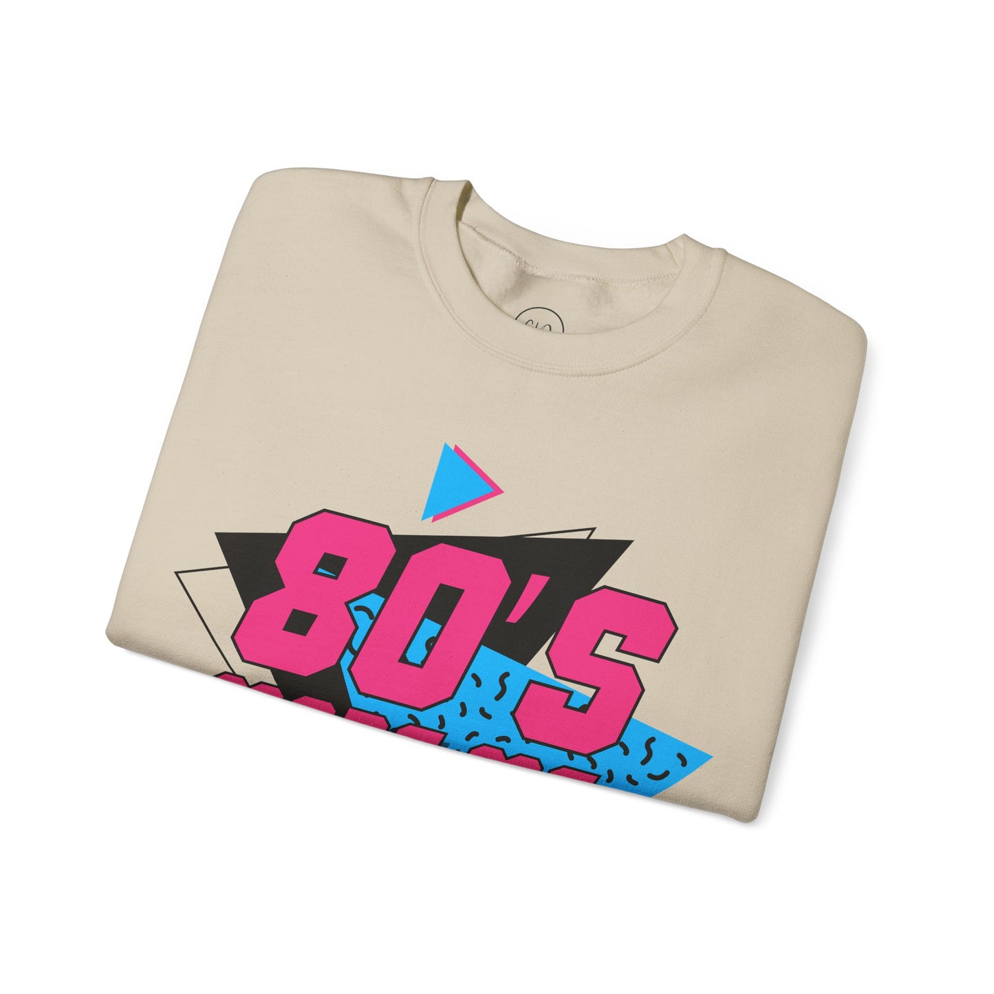 80's Made Me Unisex Heavy Blend™ Crewneck Sweatshirt - Retro Style, Perfect for Nostalgia Lovers