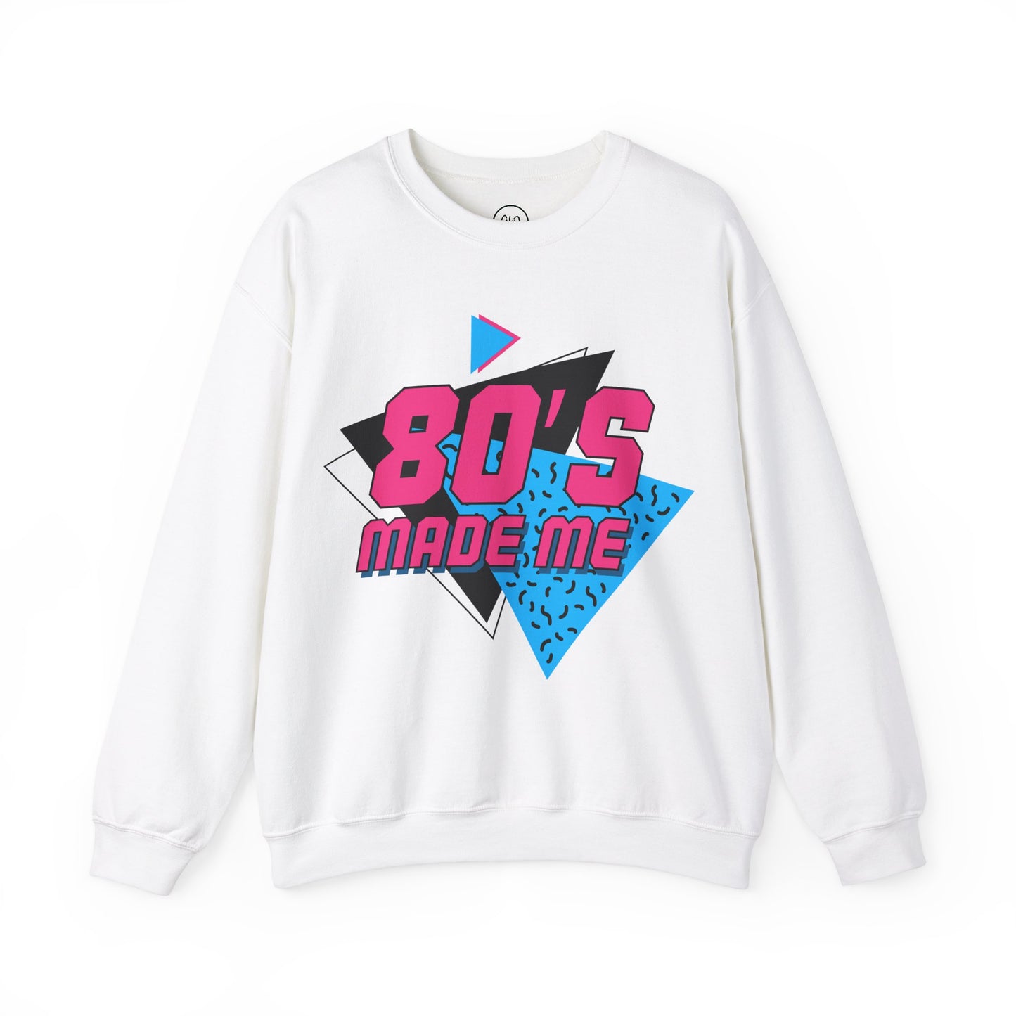 80's Made Me Unisex Heavy Blend™ Crewneck Sweatshirt - Retro Style, Perfect for Nostalgia Lovers