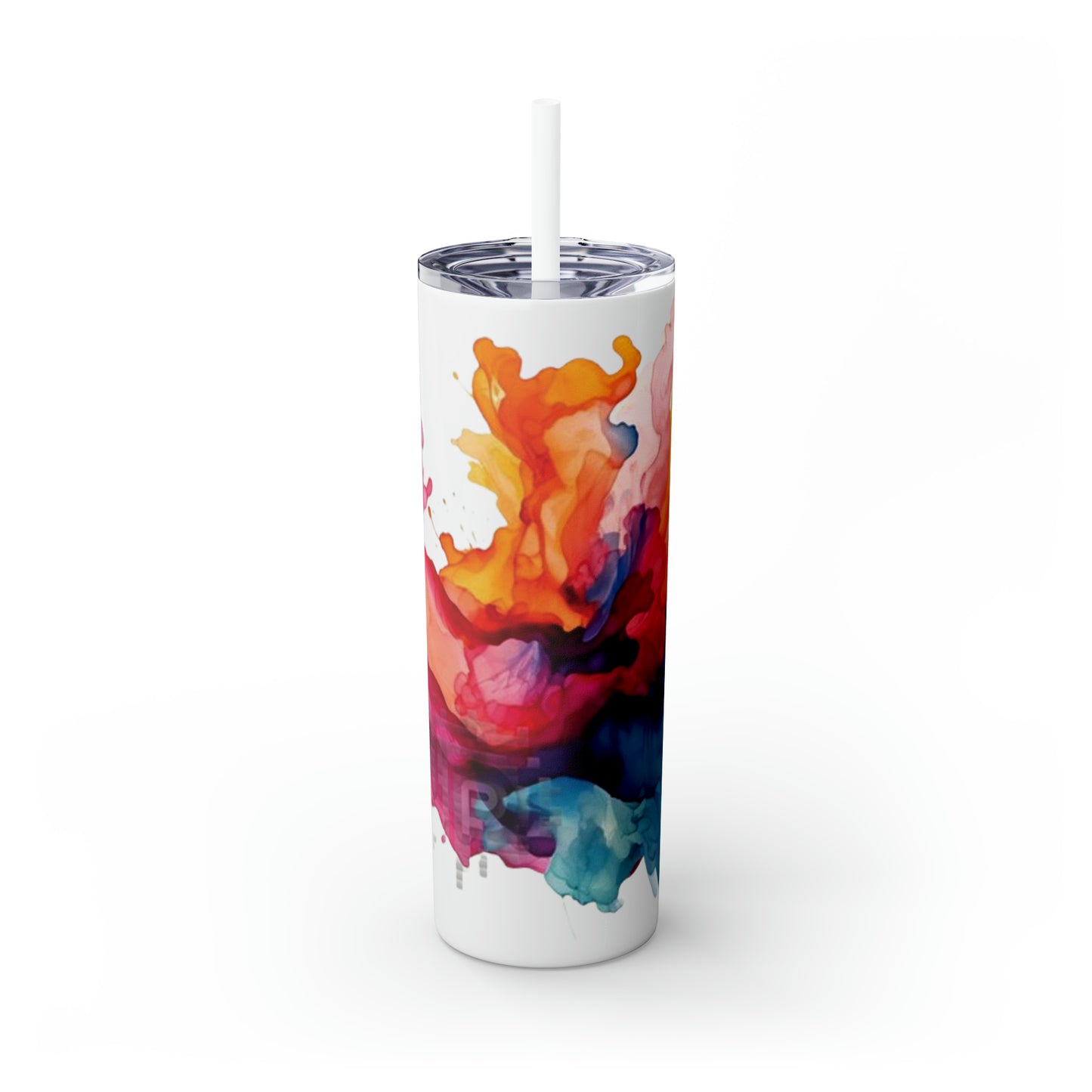 Skinny Tumbler with Straw, 20oz