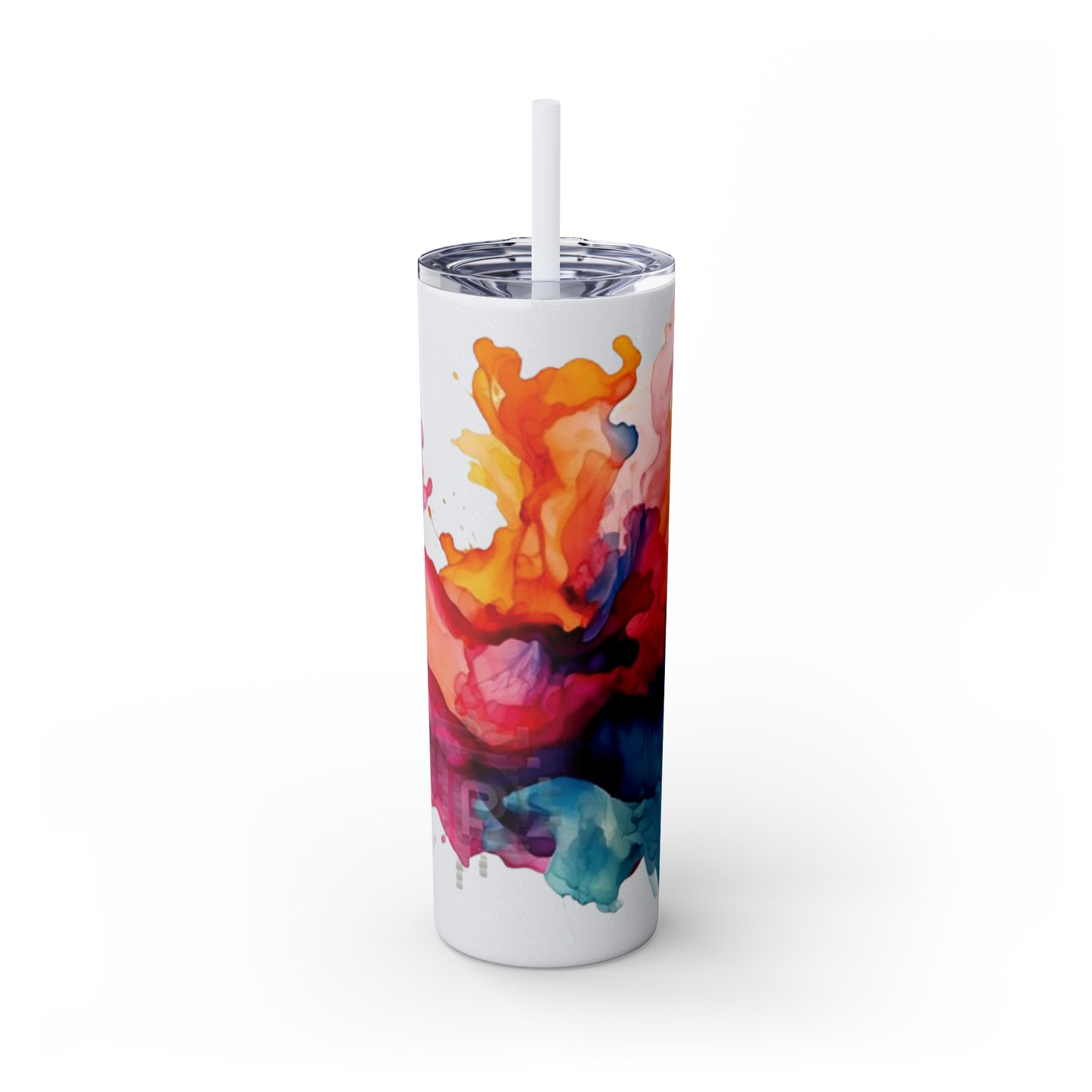 Skinny Tumbler with Straw, 20oz