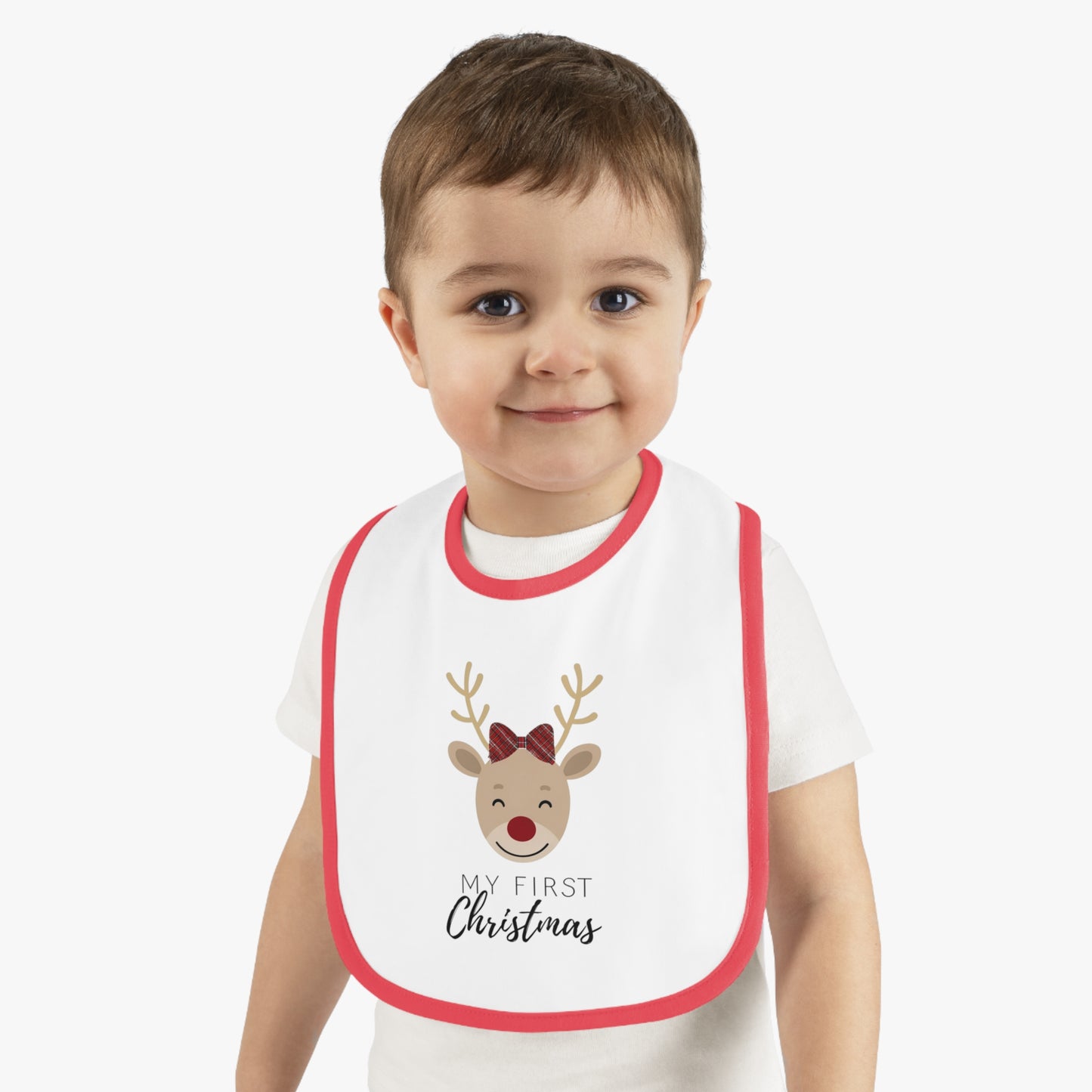 My First Christmas Baby Bib