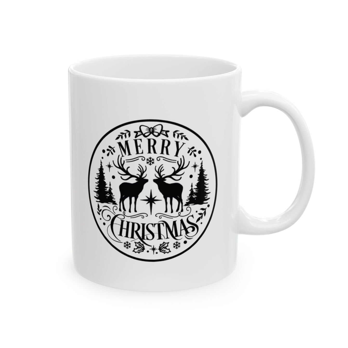 Merry Christmas Ceramic Mug - 11oz & 15oz