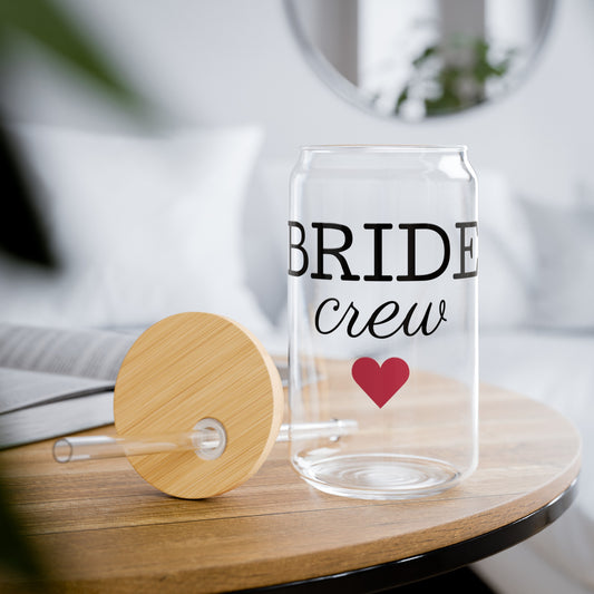 Bride Crew Sipper Glass, 16oz