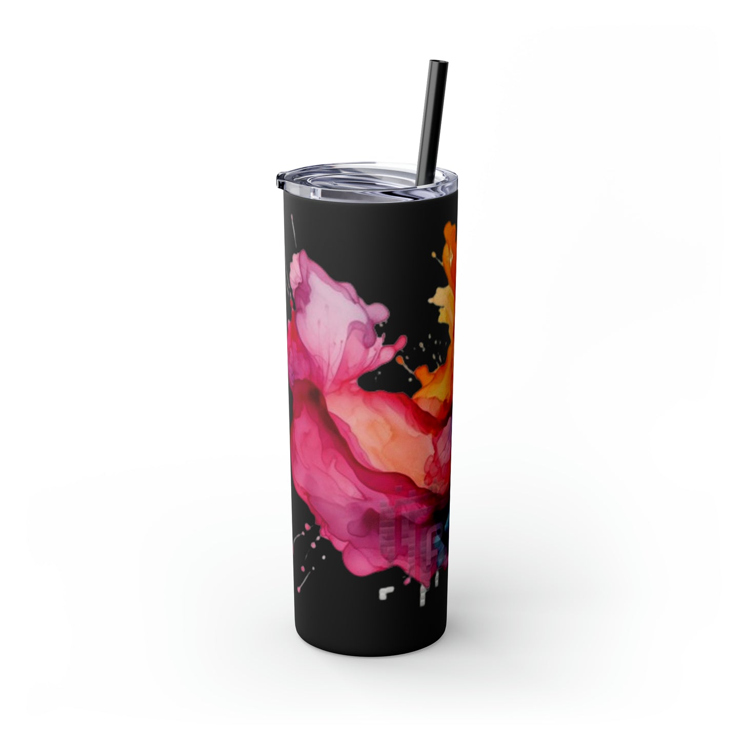 Skinny Tumbler with Straw, 20oz